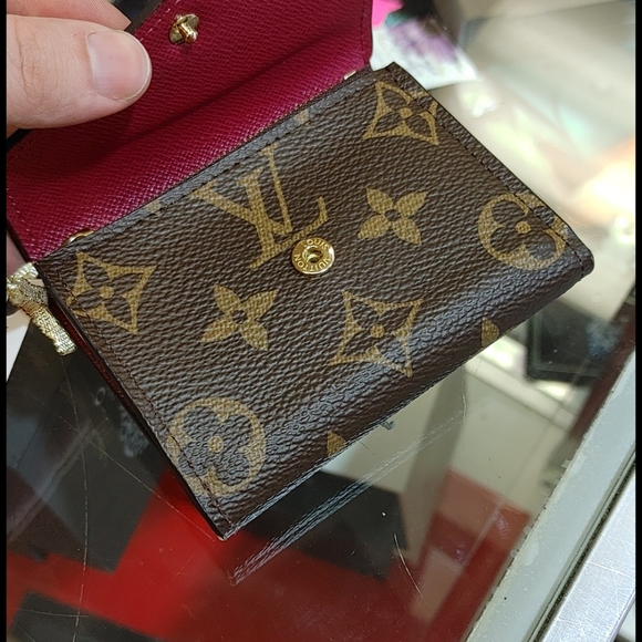 Louis VuittonđşMonogram Fuschia Zoe Small Wallet - Picture 11 of 14